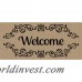 August Grove Liliane Welcome scroll Sassafras Doormat ATGR6816